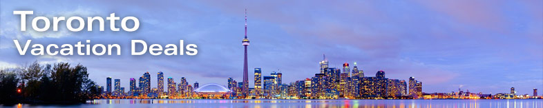 Toronto skyline at dusk