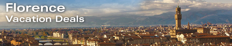 View towards Ponte Vecchio, Florence, Italy