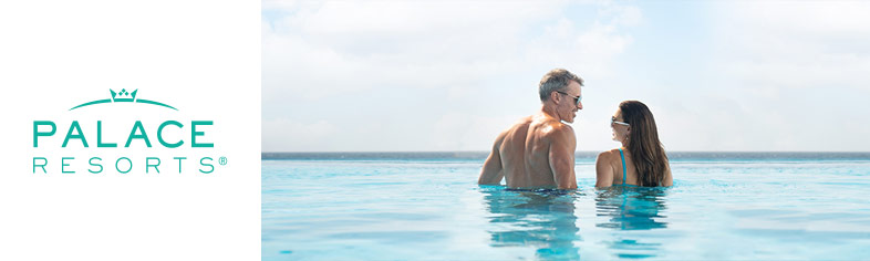 Palace Resorts Couple in Pool