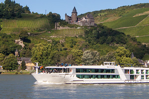 Castle overlooking river