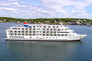 American Constitution sailing in New England